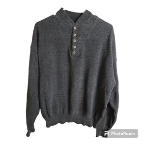 Alps Fine Apparel Foe Men, Gray XL Sweater, Pre-owned,